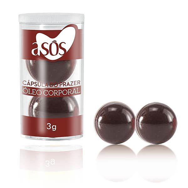 Cápsula beijável A sós Aroma Chocolate com 02 unidades