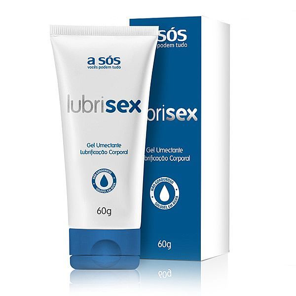 Gel lubrificante Corporal A sós Lubrisex - 60g